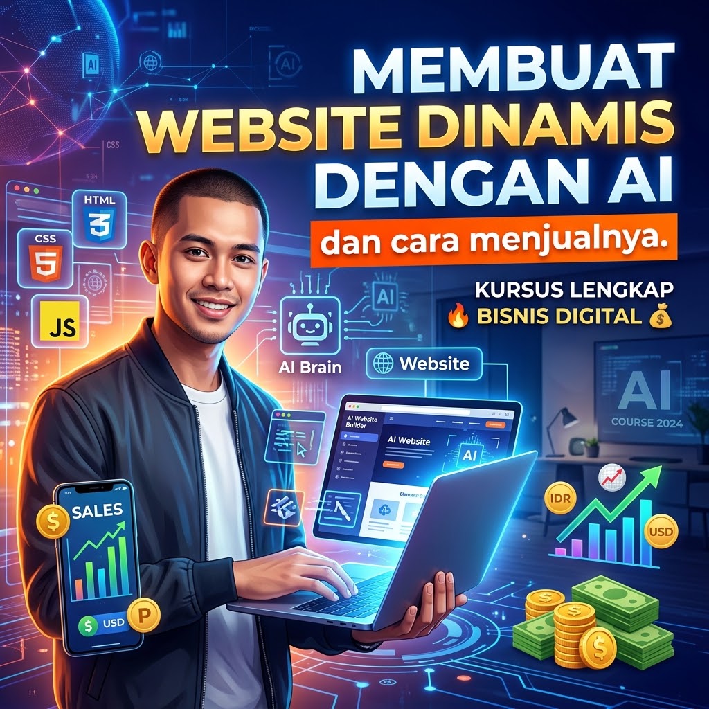 Membuat Website Dinamis dengan AI